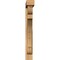 Ekena Millwork Olympic Block Smooth Bracket w/ Offset Brace, Western Red Cedar, 5 1/2"W x 32"D x 44"H BKT0604X32X44OLY05SWR - alternate 4